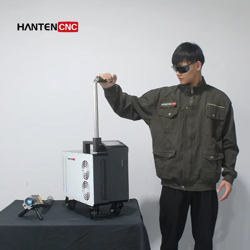 Industrial Laser Cleaning - เครื่องมือทำความสะอาดด้วยเลเซอร์ขนาดกะทัดรัด อุปกรณ์กำจัดสนิม ออกไซด์ และสีบนโลหะ ระบบฟื้นฟูพื้นผิว สำหรับงานบำรุงรักษาในอุตสาหกรรม