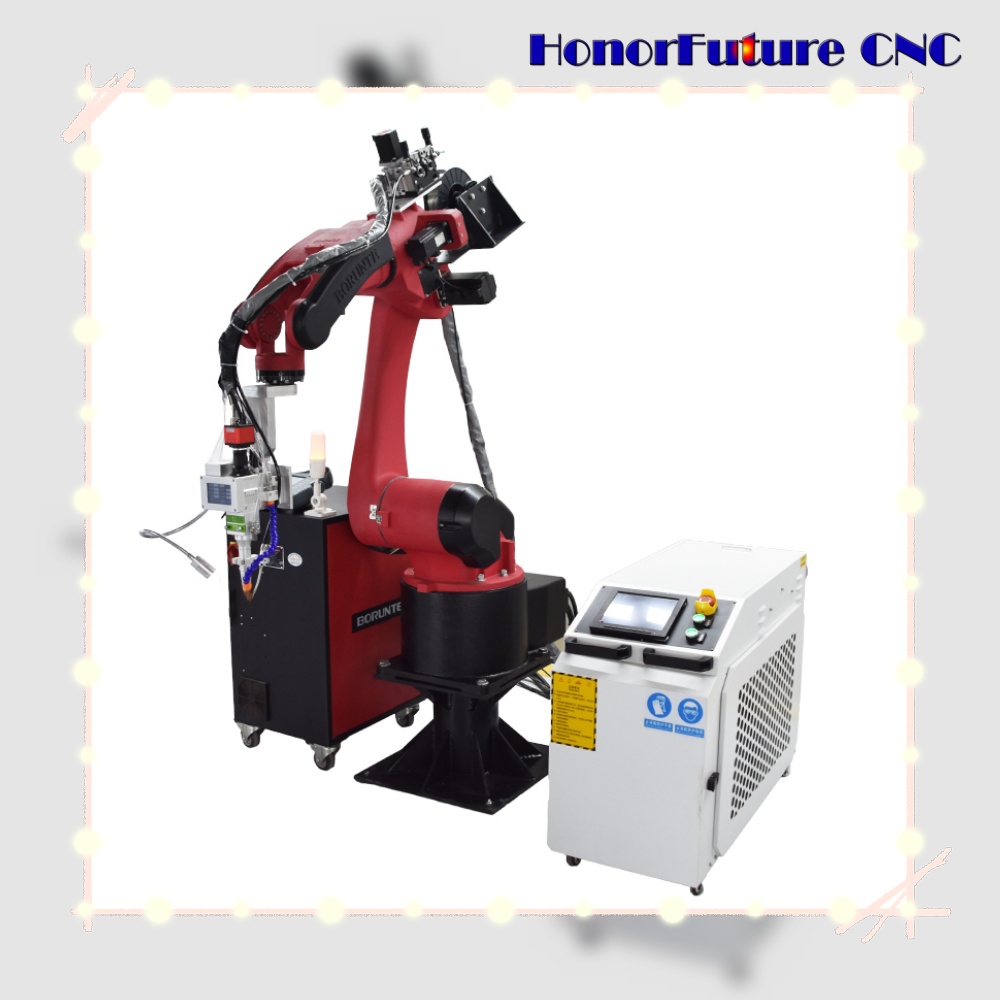 Industrial Laser Welding Machine Youtube - เครื่องเชื่อมโลหะด้วยแขนหุ่นยนต์เลเซอร์สำหรับงานอุตสาหกรรม หุ่นยนต์ 6 แกนสำหรับเชื่อมแผ่นโลหะและท่อ