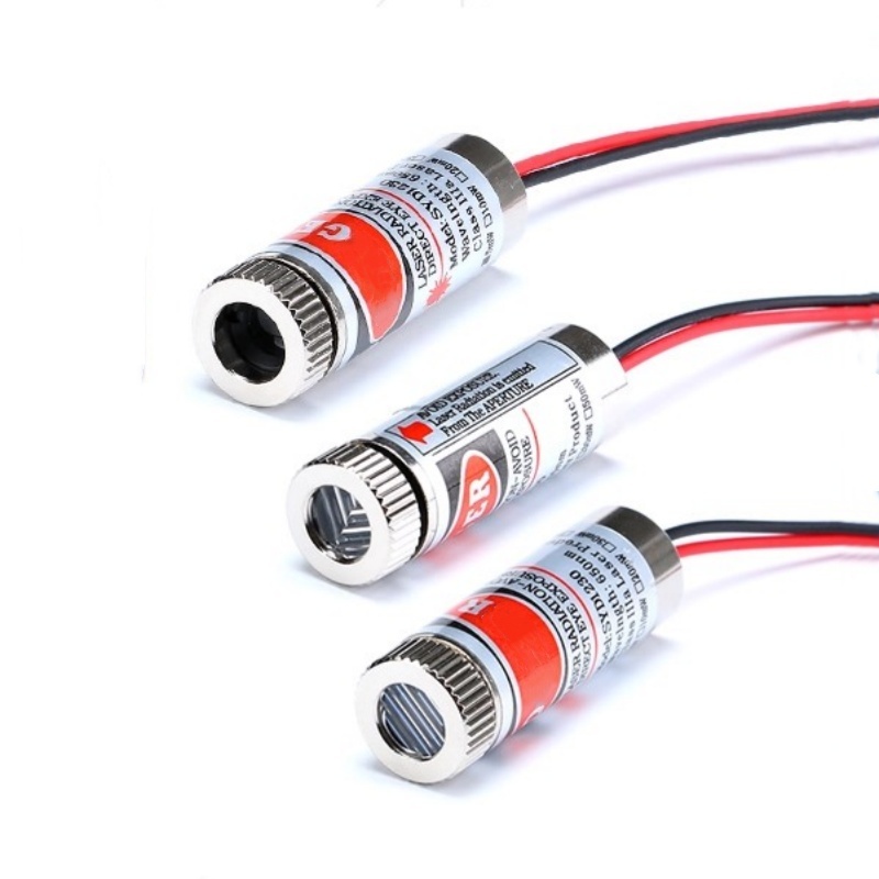 Diode Laser Module - หัวเลเซอร์โมดูลสีแดง 650 นาโนเมตร 5 มิลลิวัตต์ แบบจุด/เส้น/กากบาท