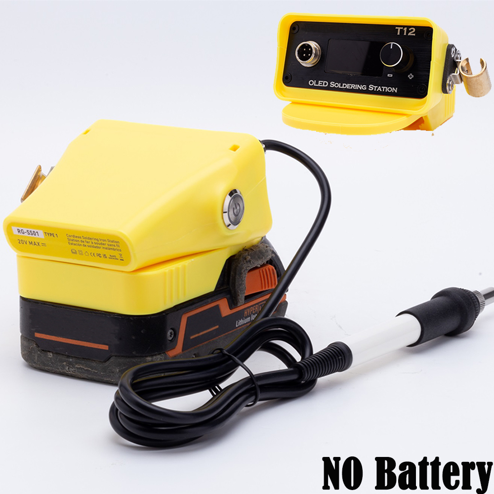 Industrial Laser Soldering Iron - Digital T12 หัวแร้งบัดกรีไร้สายสําหรับ RIDGID AEG 18V