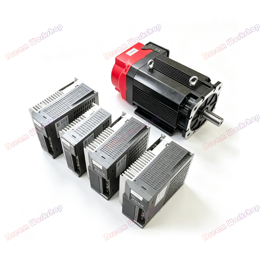 Servo Motor Cnc - มอเตอร์เซอร์โวแบบอะซิงโครนัสแรงบิดสูง 2.2KW 1.5KW พร้อมไดรเวอร์ AC 380V