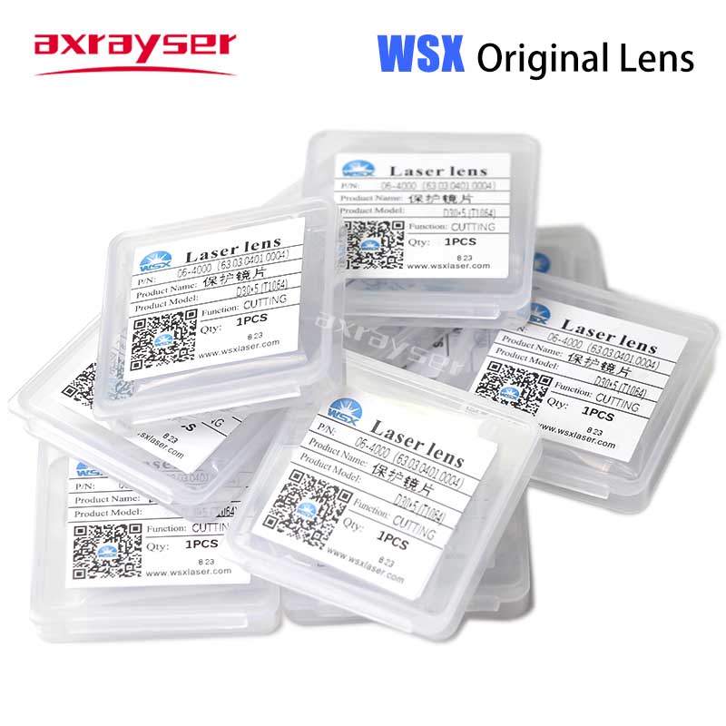Industrial Fiber Laser - เลนส์เลเซอร์ WSX ของแท้ 30x5 พร้อมกระจกป้องกัน 4KW