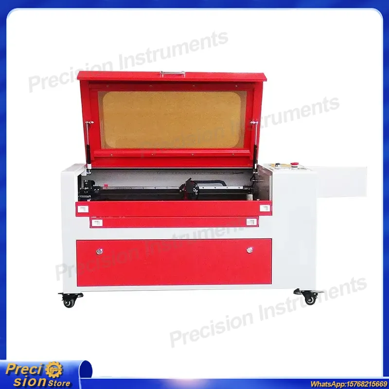 Industrial Laser Etching - เครื่องแกะสลักเลเซอร์ CNC 4060 60W CO2 แบบตั้งโต๊ะ