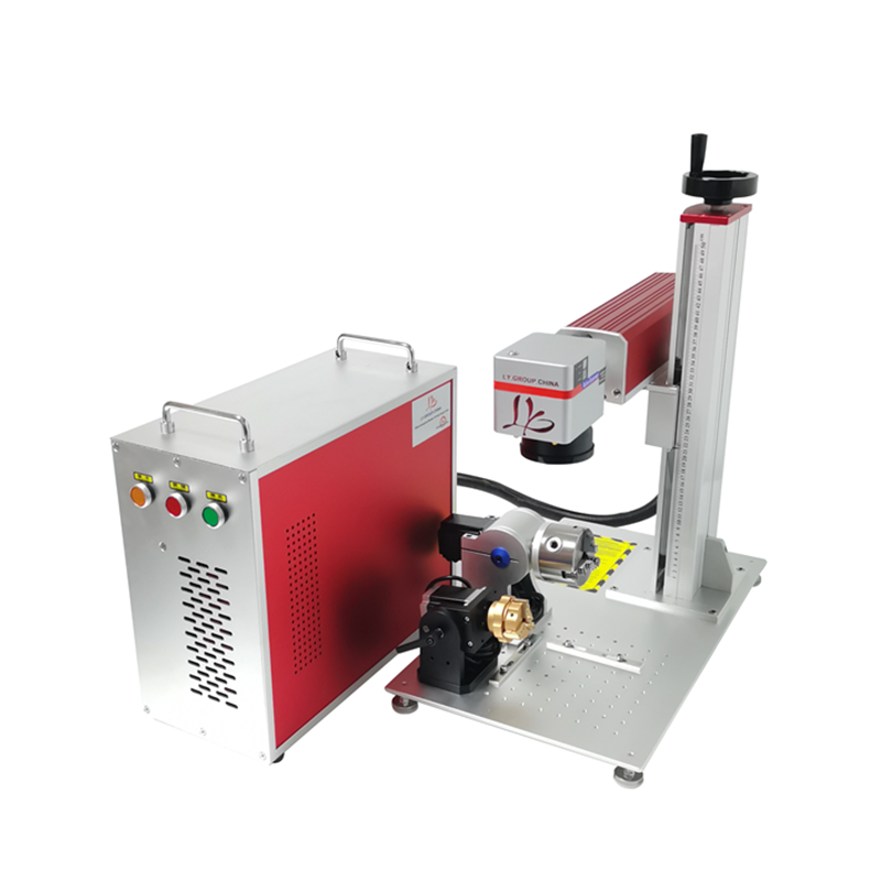Rotary Axis Laser Engraver - เครื่องเลเซอร์มาร์กกิ้งแบบระบายความร้อนด้วยอากาศ 3W 5W สำหรับแกะสลักกระจก คริสตัล โลหะ