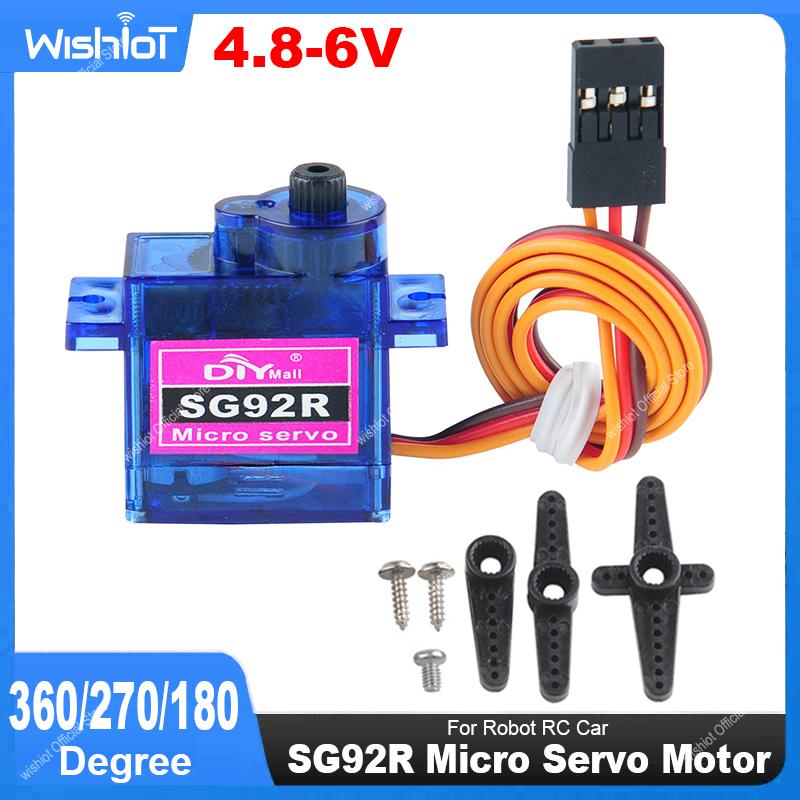 Servo Motor Cnc - SG92R Micro Servo มอเตอร์ 4.8-6V 360/270/180