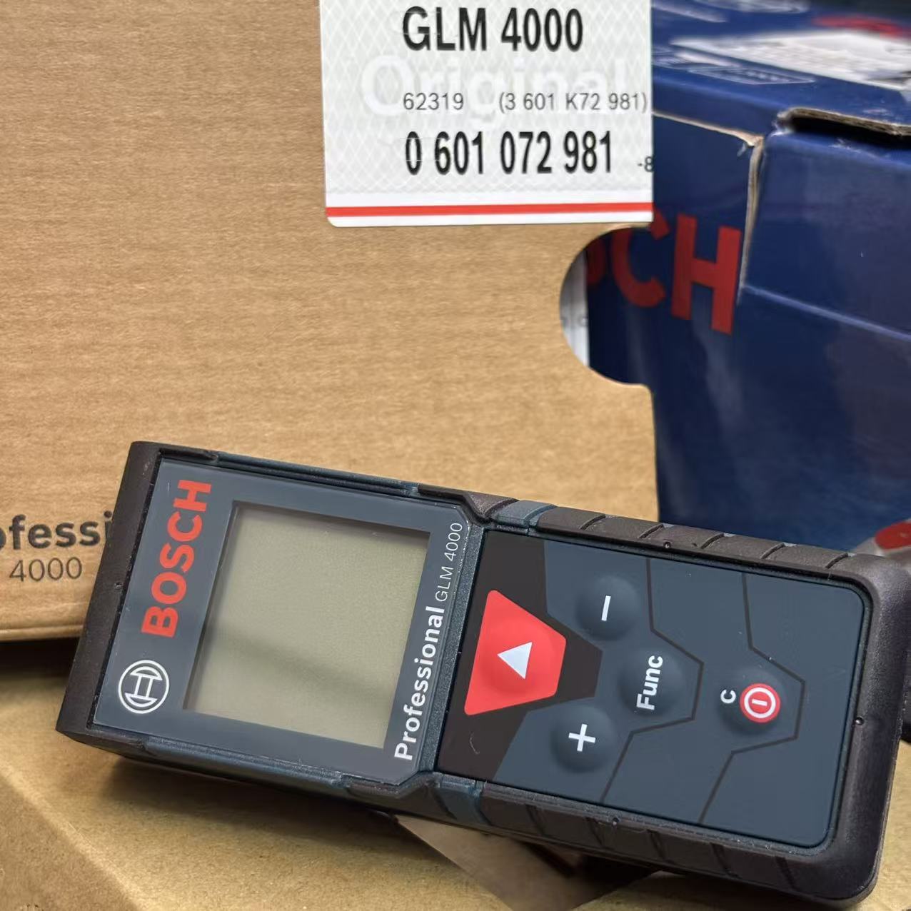 Industrial Laser Sensor - BOSCH GLM 4000 เครื่องวัดระยะด้วยเลเซอร์ ดิจิตอลเทปวัดระยะ 40