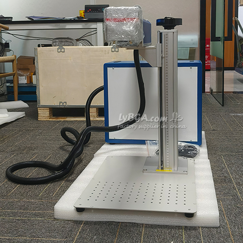 Rotary Axis Laser Engraver - เครื่องเลเซอร์ไฟเบอร์ 50 วัตต์ เครื่องแกะสลักโลหะ 30 วัตต์