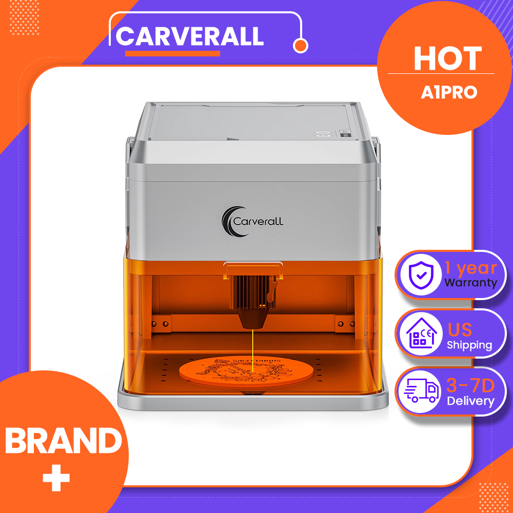 Industrial Laser Tool - เครื่องแกะสลักเลเซอร์ Carverall A1PRO 10W พร้อมกล้อง HD,