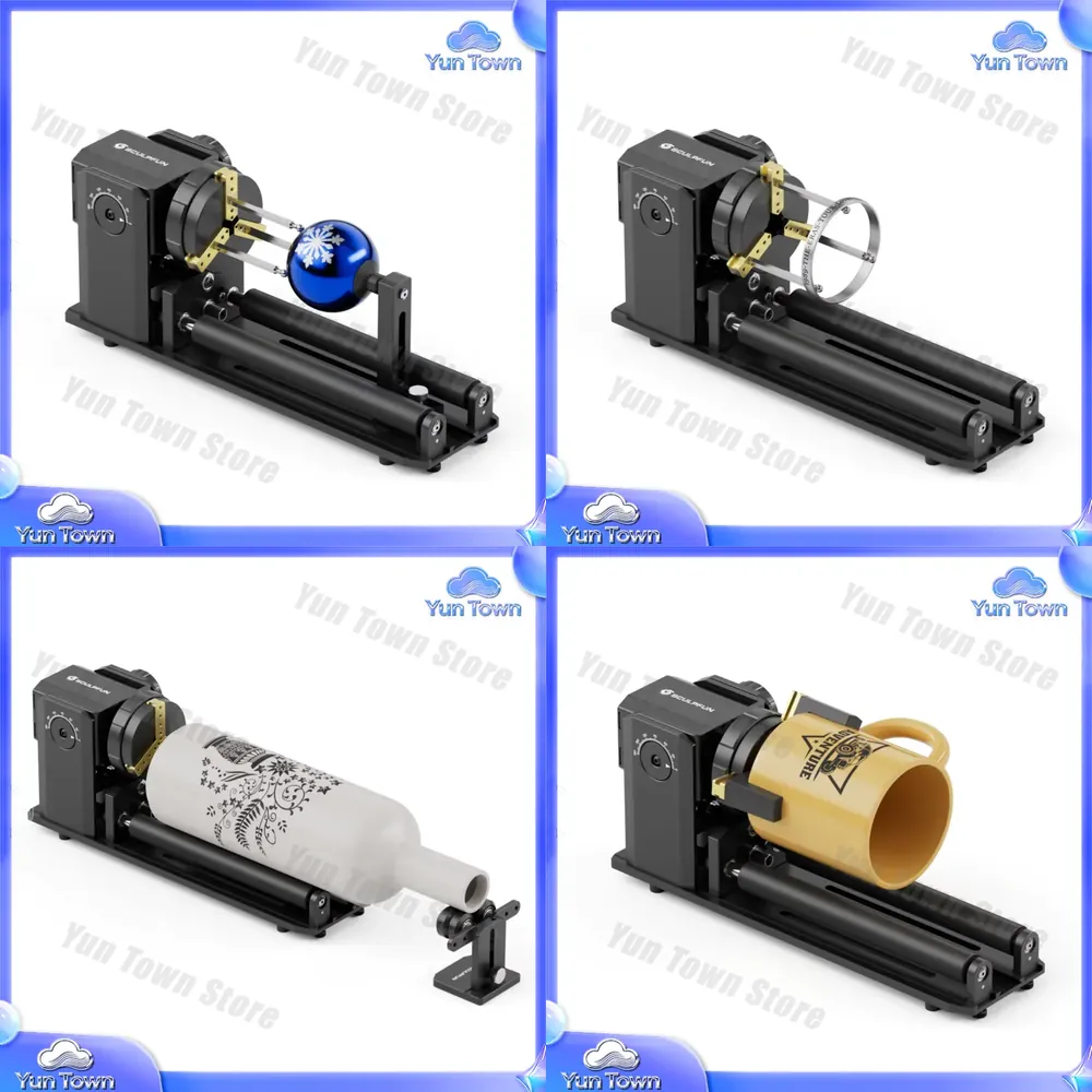 Rotary Axis Laser Engraver - โมดูลแกนหมุน Y สำหรับเครื่องแกะสลัก SCULPFUN RA PM