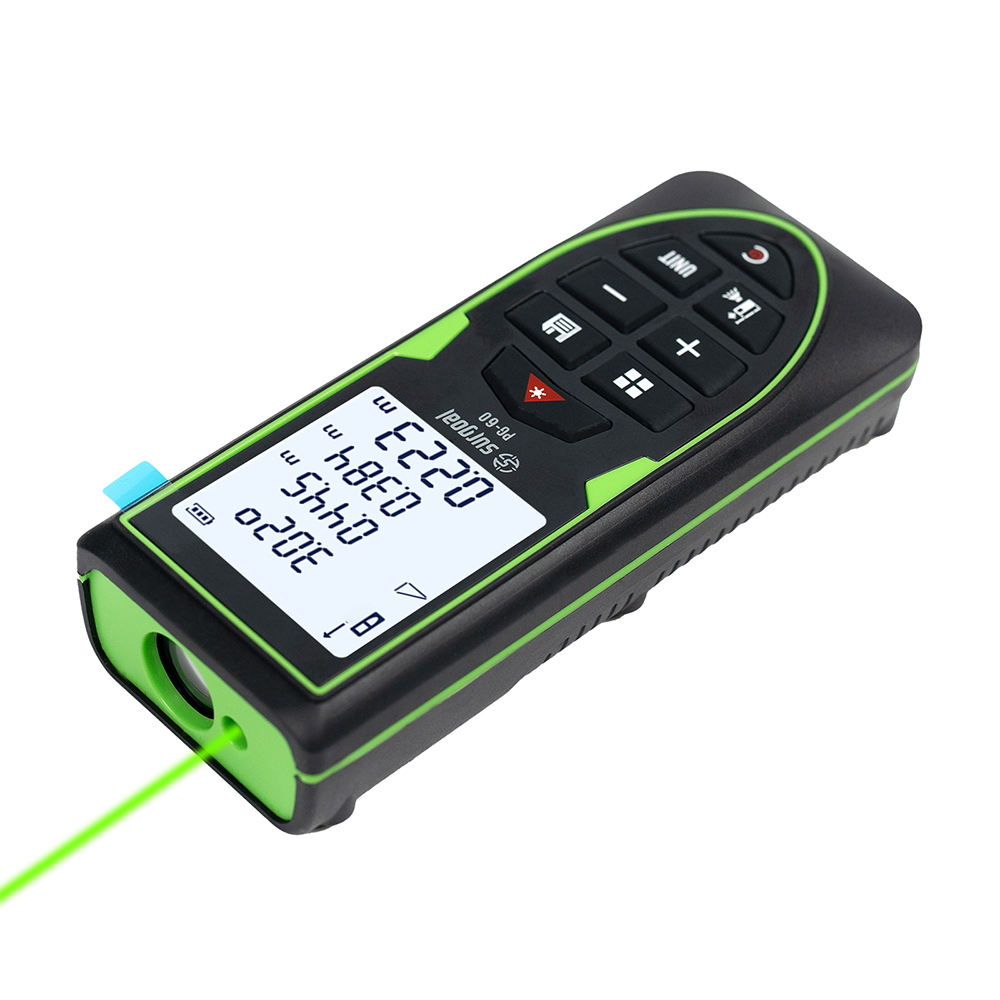 เครื่องวัดระยะด้วยเลเซอร์สีเขี - Industrial Laser Tape Measure บทวิจารณ์และราคา