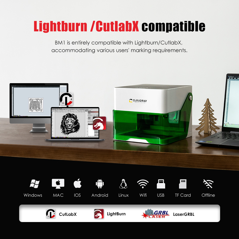 Cloudray 5000mw CNC มินิเลเซอร - Industrial Laser Tool บทวิจารณ์และราคา