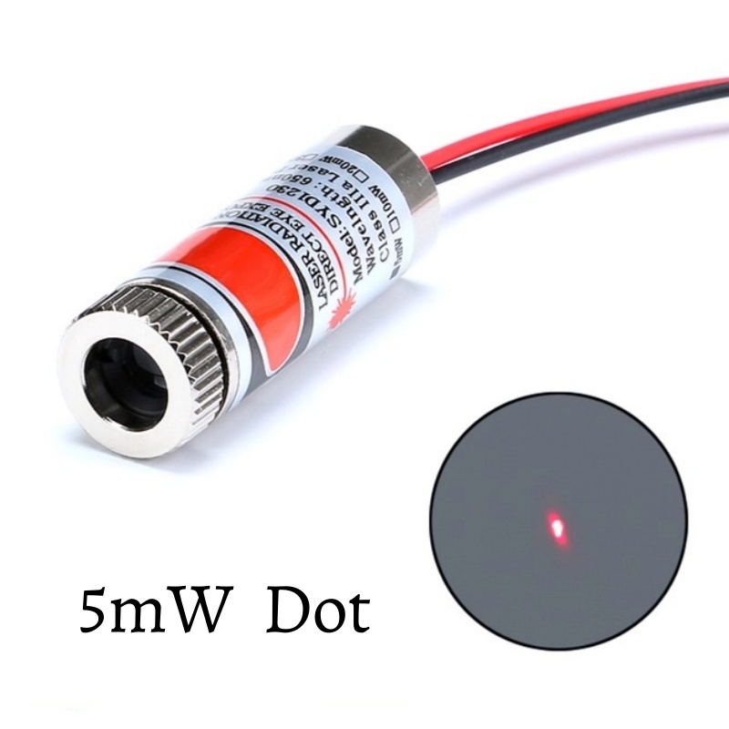 หัวเลเซอร์โมดูลสีแดง 650 นาโนเ - Diode Laser Module บทวิจารณ์และราคา