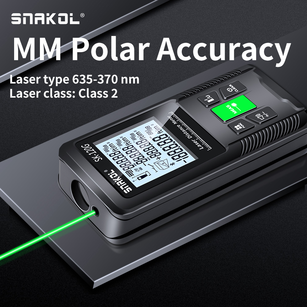 Snakol เลเซอร์ 40 M 50 M 70 M  - Industrial Laser Tape Measure บทวิจารณ์และราคา