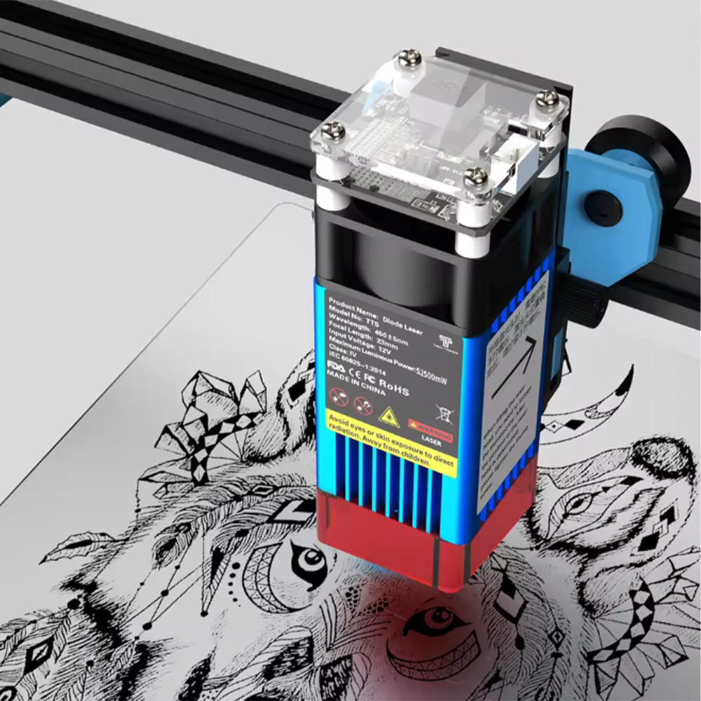 TwoTrees TTS-55 Pro/TTS-10 Pro - Rotary Axis Laser Engraver บทวิจารณ์และราคา