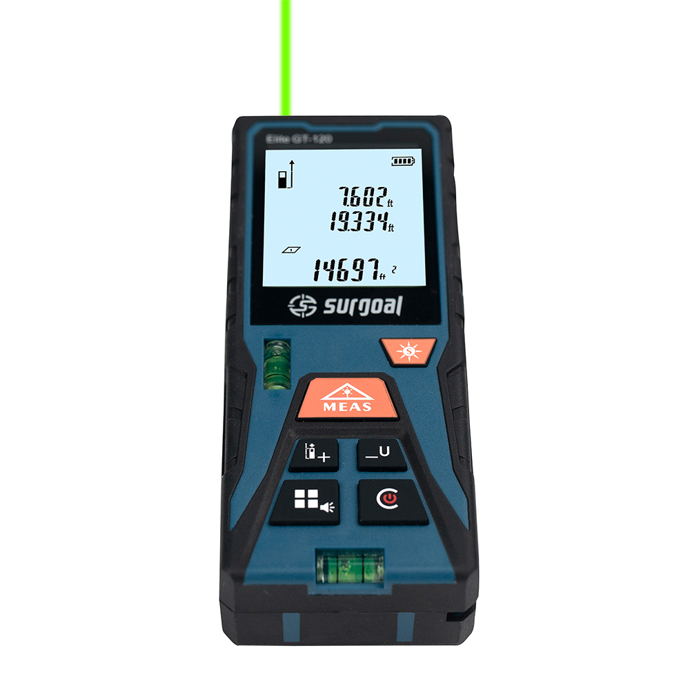 เครื่องวัดระยะด้วยเลเซอร์สีเขี - Industrial Laser Tape Measure บทวิจารณ์และราคา