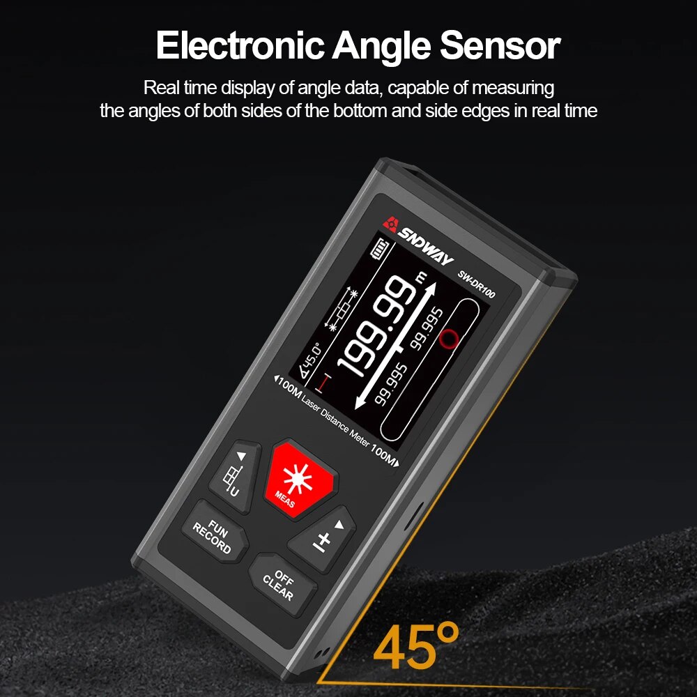 SNDWAY Dual Laser Range Meter  - Industrial Laser Tape Measure บทวิจารณ์และราคา