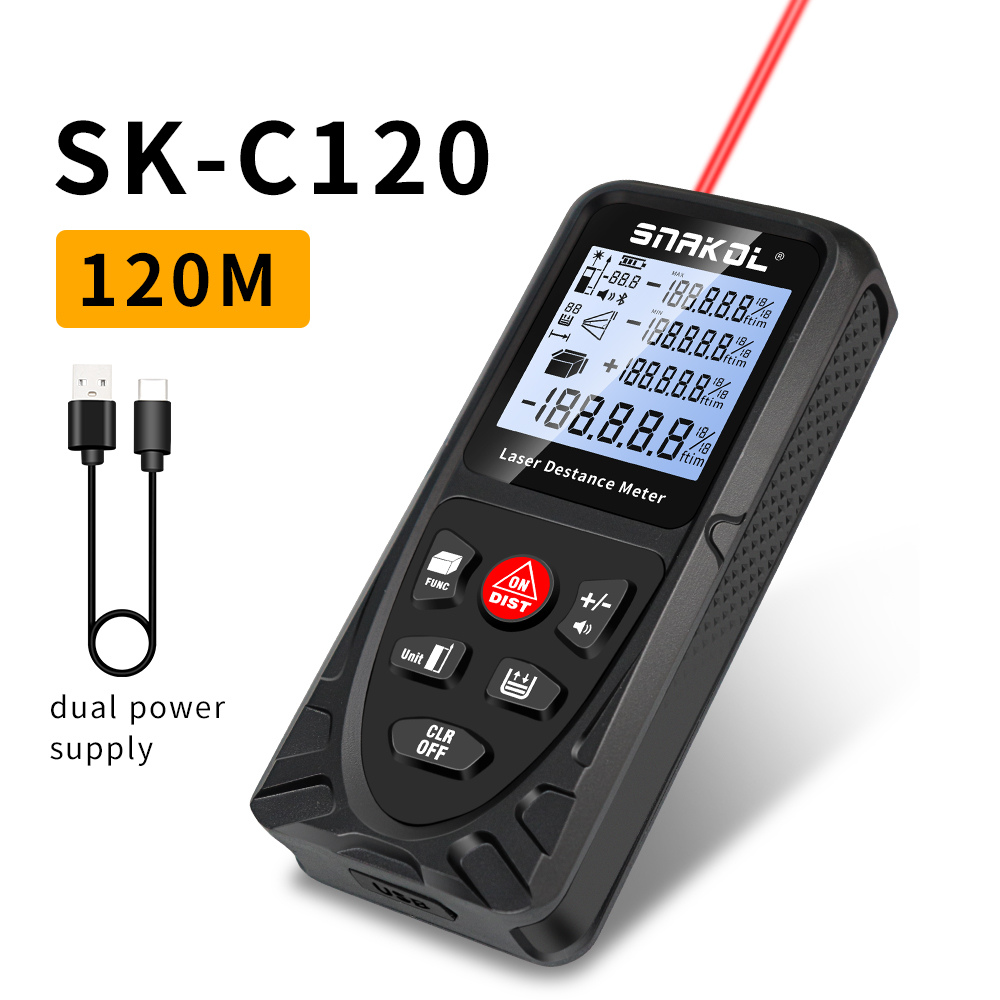 SNAKOL เครื่องวัดระยะด้วยเลเซอ - Industrial Laser Tape Measure บทวิจารณ์และราคา