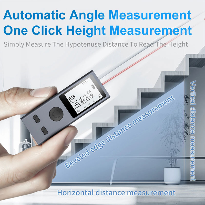 เครื่องวัดระยะด้วยเลเซอร์ขนาดเ - Industrial Laser Tape Measure บทวิจารณ์และราคา