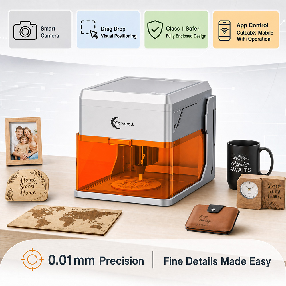 เครื่องแกะสลักเลเซอร์ Carveral - Industrial Laser Tool บทวิจารณ์และราคา