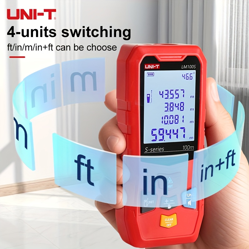 หน่วยเลเซอร์ Rangefinder LM40S - Industrial Laser Tape Measure บทวิจารณ์และราคา
