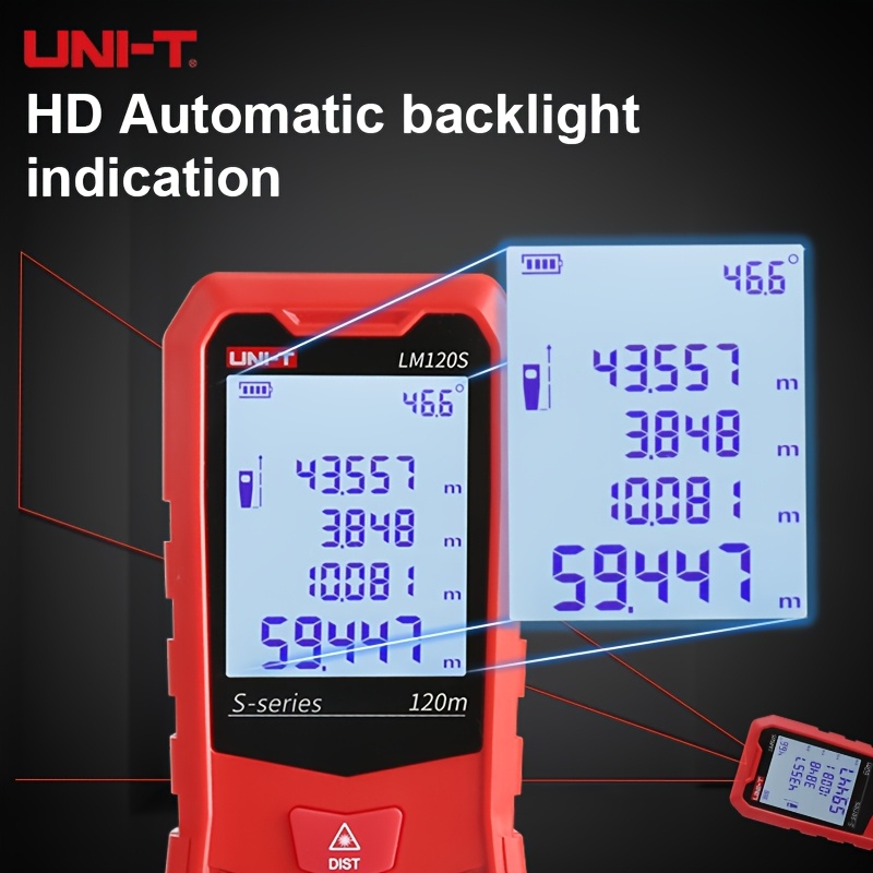 หน่วยเลเซอร์ Rangefinder LM40S - Industrial Laser Tape Measure บทวิจารณ์และราคา