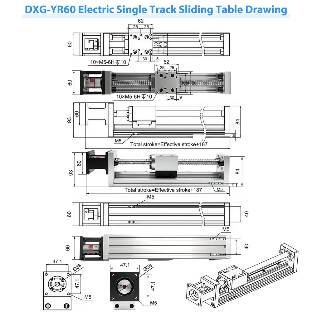 โต๊ะเลื่อนแบบรางเลื่อนขนาดเล็ก - Servo Motor Cnc บทวิจารณ์และราคา